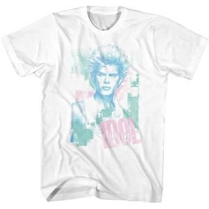 Billy Idol Rocks Pastel Unisex T Shirt